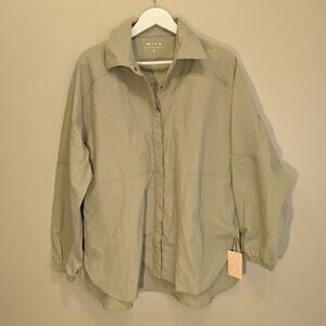 WILO The Label Parachute Shirt Windbreaker Jacket Travel Neutral Hike - Size M